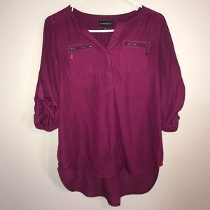 My Michelle purple dress shirt